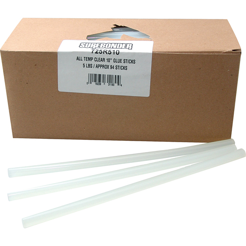 B&acirc;ton de colle, 7/16" dia x 10" lo, Transparent Distribution Industrielle GC