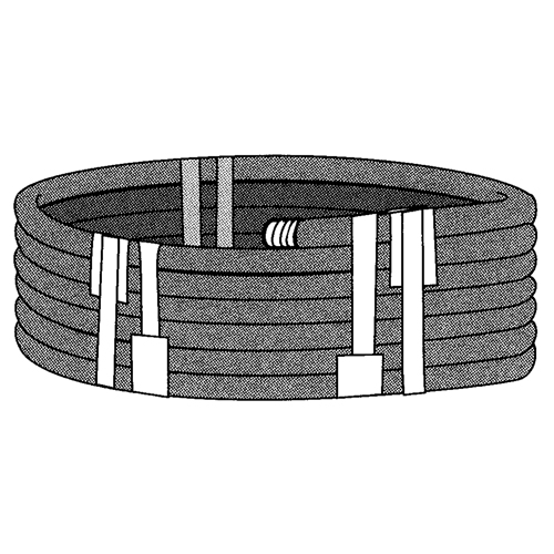 Ruban extensible, &eacute;paisseur 6 mils, 38,1 mm (1-1/2") x 55 m (180')  Distribution Industrielle GC