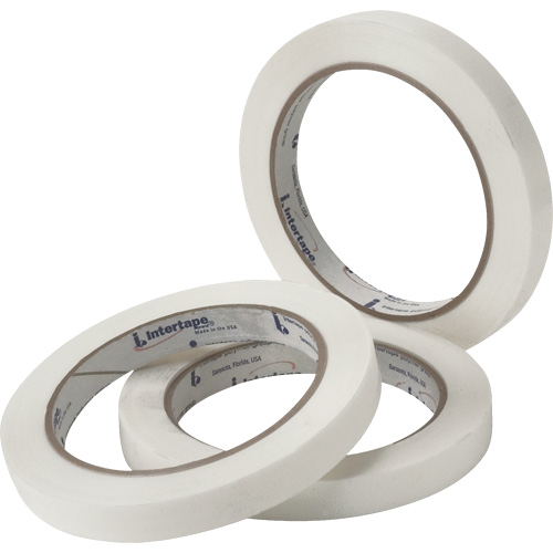 Ruban de cerclage polyvalent blanc, &eacute;paisseur 2,7 mils, 18,288 mm (18/25") x 54,864 m (180')  Distribution Industrielle GC