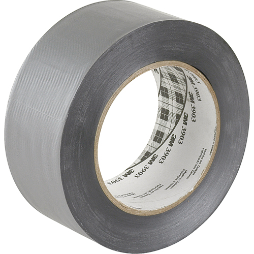3903 Vinyl Duct Tape, 50 mm (2") W x 45.5 m (149.25') L, 6.3 mils, Grey Distribution Industrielle GC