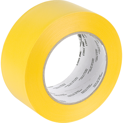 Rubans adh&eacute;sifs en vinyle 3903, 50 mm (2") la x 45,5 m (149,25') lo, 6,3 mils, Jaune Distribution Industrielle GC