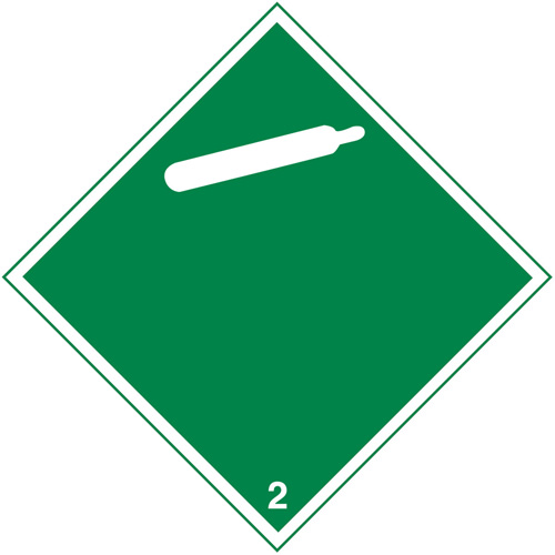 &eacute;tiquettes d'exp&eacute;dition TMD, Classe 2, Gaz, Papier Distribution Industrielle GC