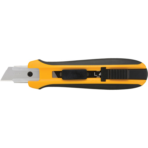 Five-Position Safety Knife, 18 mm, Silver, Rubber Handle Distribution Industrielle GC