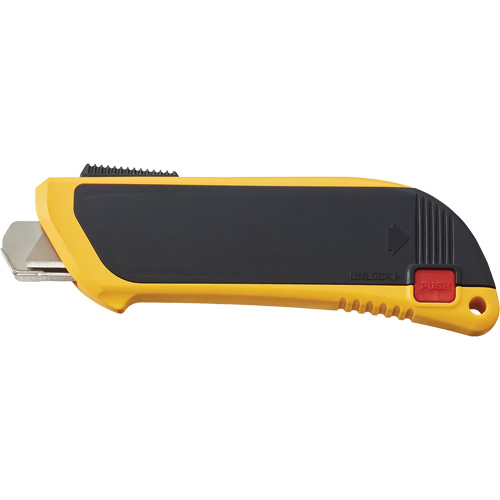 Automatic Self-Retracting Safety Knife with Guard, 10 mm, Carbon Steel, Heavy-Duty, Plastic Handle Distribution Industrielle GC