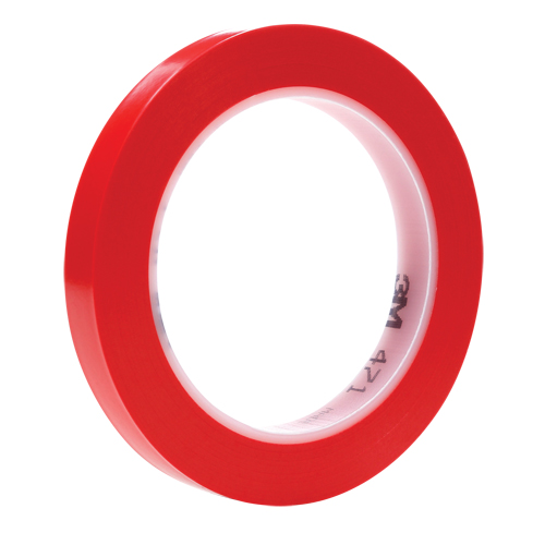 471 Vinyl Tape, 12 mm (1/2") W x 32.9 m (108') L, 5.3 mils, Red Distribution Industrielle GC