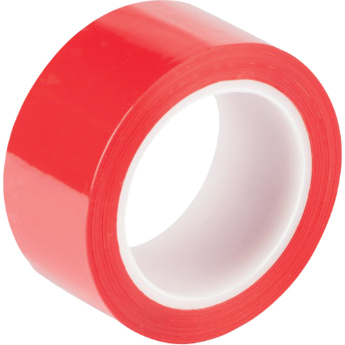 Ruban &agrave; coller rouge, 48 mm (1-22/25") x 66 m (216,5')  Distribution Industrielle GC