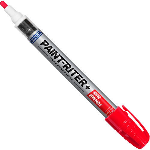 Paint-Riter&reg;+ Water Removable Paint Marker, Liquid, Red Distribution Industrielle GC