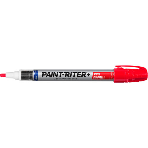 Paint-Riter&reg;+ Water Removable Paint Marker, Liquid, Red Distribution Industrielle GC
