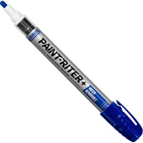 Paint-Riter&reg;+ Water Removable Paint Marker, Liquid, Blue Distribution Industrielle GC