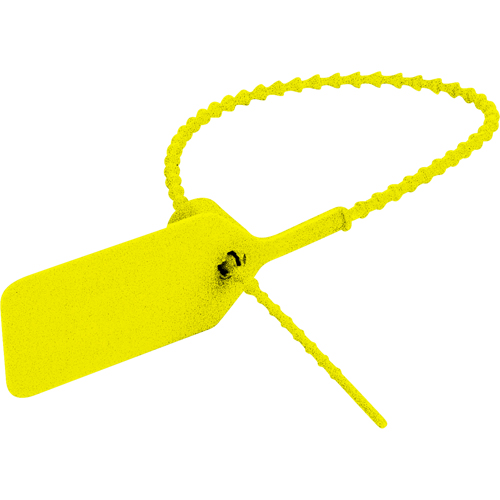 Pull-Tite II Embossed Security Seal – Sealed Do Not Remove, 9", Plastic, Pull-Through Distribution Industrielle GC