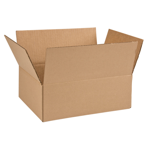 Boîte en carton ondul&eacute;, 12" lo x 10" la x 4" h Distribution Industrielle GC