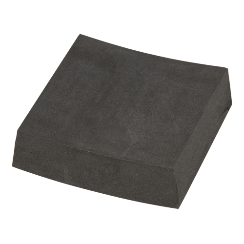 Mousse de n&eacute;opr&egrave;ne noir, &eacute;paisseur 1", 3" lo x 3" la Distribution Industrielle GC