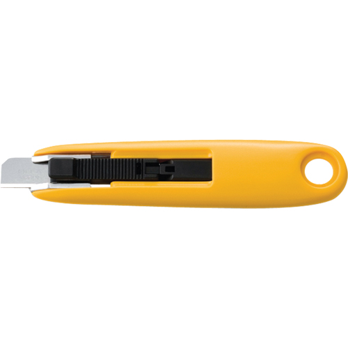 Compact Self-Retracting Safety Knife, 11 mm, Carbon Steel, Plastic Handle Distribution Industrielle GC
