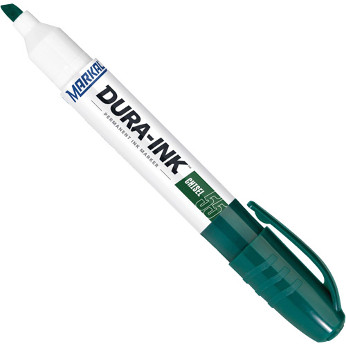 Marqueur Dura-Ink 55, Vert, Pointe Ciseau Distribution Industrielle GC