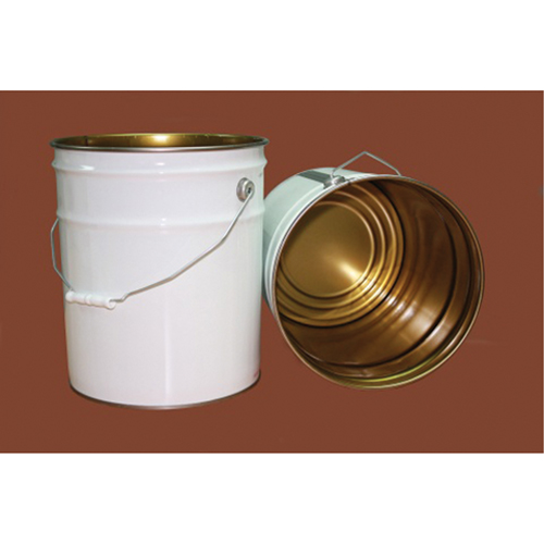 Seau avec couvercle, M&eacute;tal, 20 L Distribution Industrielle GC