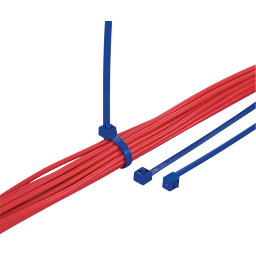 Metal Detectable Cable Ties, 15-2/5" L, 50 lbs. Tensile Strength Distribution Industrielle GC