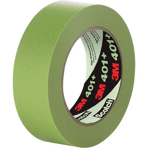 401+ High Performance Masking Tape, 24 mm (1") x 54.8 m (180'), Green Distribution Industrielle GC