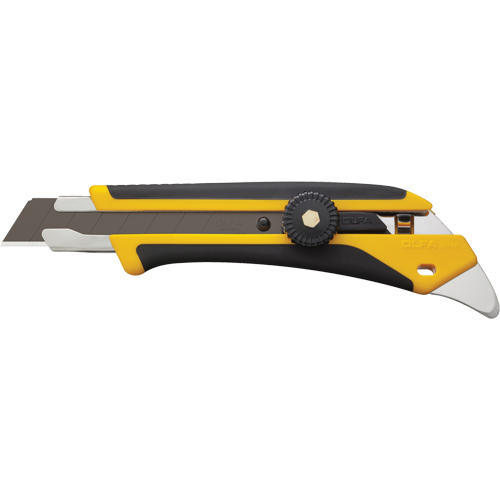 Couteau utilitaire robuste avec verrou &agrave; loquet, 18 mm Distribution Industrielle GC