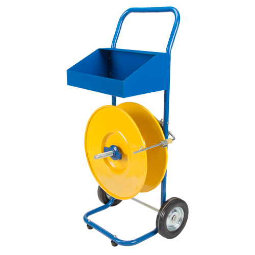 Distributeur de feuillards, Feuillard Polyester/Polypropyl&egrave;ne, Dia de noyau 8", largeur de rouleau 8" Distribution Industrielle GC