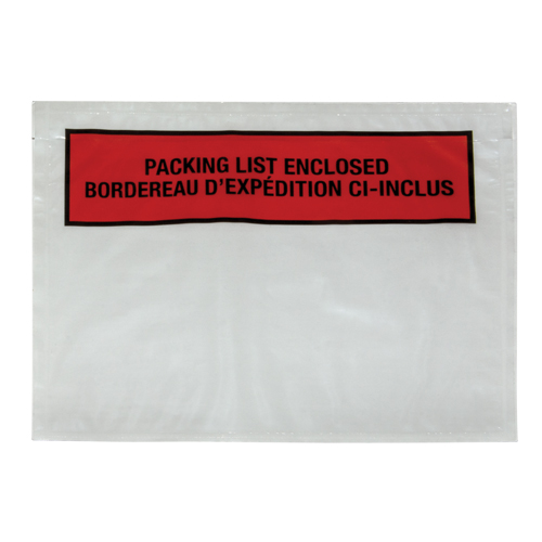 Packing List Envelope, 7" L x 5-1/2" W, Backloading Style Distribution Industrielle GC