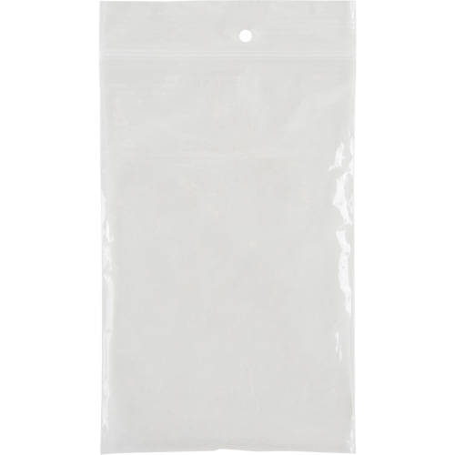 Sacs en poly, Refermable, 6" x 4", 2 mils Distribution Industrielle GC