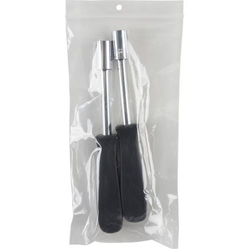 Sacs en poly, Refermable, 8" x 4", 2 mils Distribution Industrielle GC
