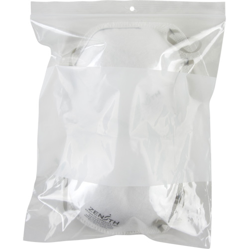 White Block Poly Bags, Reclosable, 10" x 8", 2 mils Distribution Industrielle GC