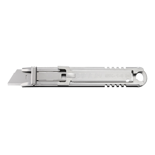 Self-Retracting Safety Knife, 14.5 mm, Stainless Steel, Stainless Steel Handle Distribution Industrielle GC