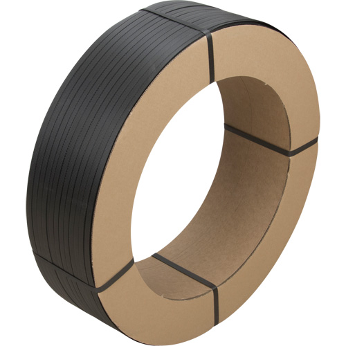 Strapping, Polypropylene, 1/2" W x 7200' L, Black, Manual Grade Distribution Industrielle GC