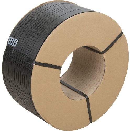 Strapping, Polypropylene, 1/2" W x 7200' L, Black, Manual Grade Distribution Industrielle GC
