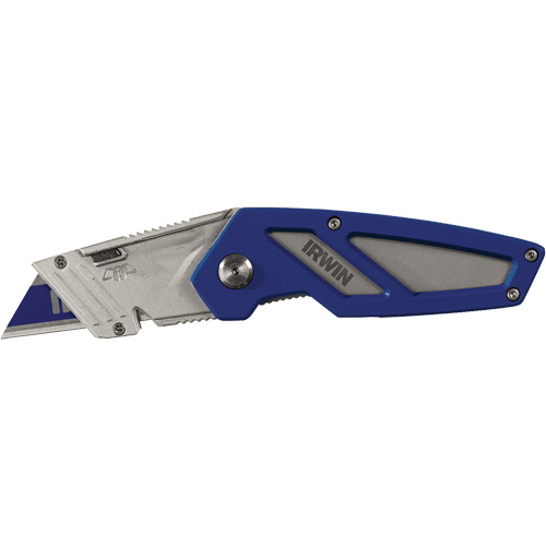 Couteau utilitaire pliant FK 100, 22 mm lame, poign&eacute;e en M&eacute;tal Distribution Industrielle GC