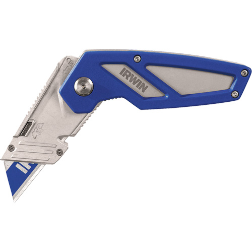 Couteau utilitaire pliant FK 100, 22 mm lame, poign&eacute;e en M&eacute;tal Distribution Industrielle GC