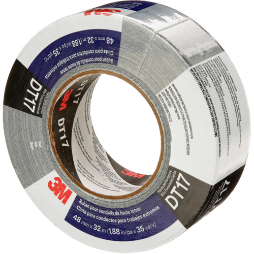 DT17 Super-Duty Duct Tape, 17 mils, Black, 48 mm (2") x 32 m (105') Distribution Industrielle GC