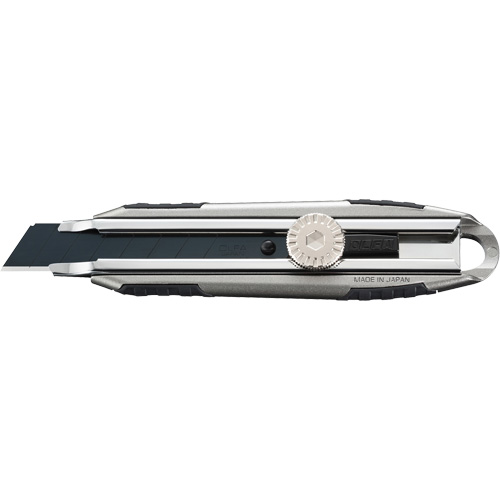 Knife with Ratchet Lock, 18 mm, Carbon Steel, Heavy-Duty, Aluminum Handle Distribution Industrielle GC