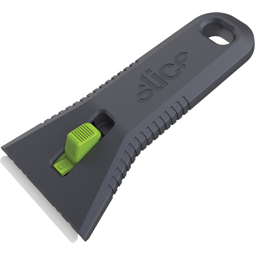 Slice Racloir utilitaire auto-r&eacute;tractable, Lame C&eacute;ramique, Largeur 65 mm, Manche Nylon Distribution Industrielle GC