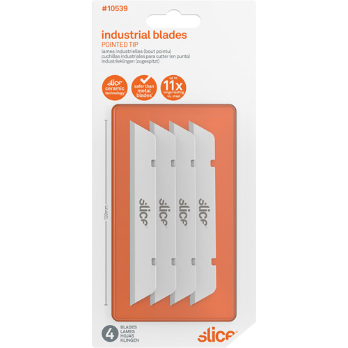 Slice Pointed Tip Finger-Friendly Replacement Blade, Single Style Distribution Industrielle GC