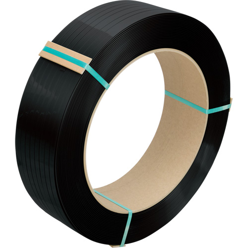 Strapping, Polyester, 1/2" W x 5800' L, Black, Manual Grade Distribution Industrielle GC