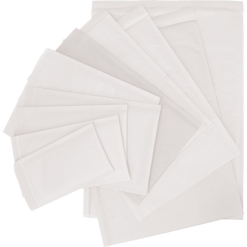 Enveloppe postale coussin&eacute;e, Papier blanc, 4" la x 8" lo Distribution Industrielle GC
