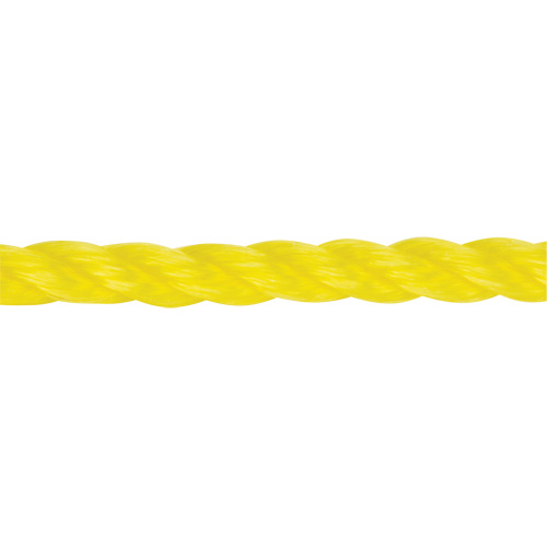 3/8" Braided Yellow Rope, Polypropylene, 630' Distribution Industrielle GC