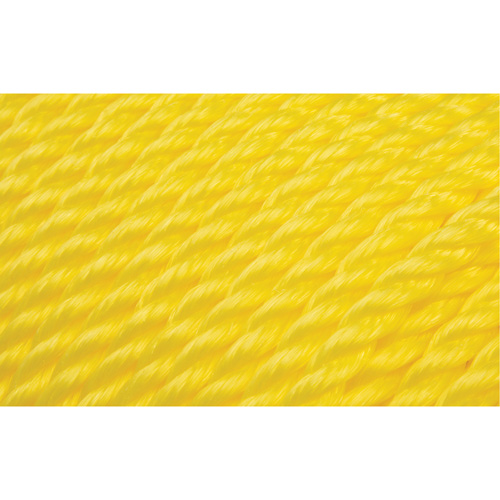 3/8" Braided Yellow Rope, Polypropylene, 630' Distribution Industrielle GC