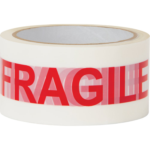 Ruban d'emballage Fragile, Adh&eacute;sif Thermofusible, 2 mils, 48 mm (2") x 100 m (328') Distribution Industrielle GC