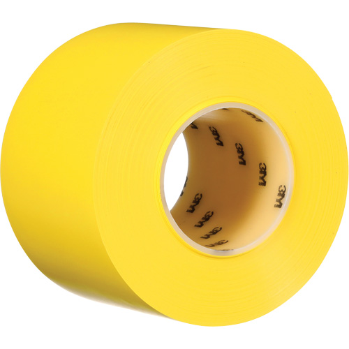 Ruban de marquage de planchers durable 971, 4" x 108', Vinyle, Jaune Distribution Industrielle GC