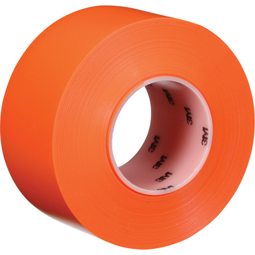 Ruban de marquage de planchers durable 971, 3" x 108', Vinyle, Orange Distribution Industrielle GC