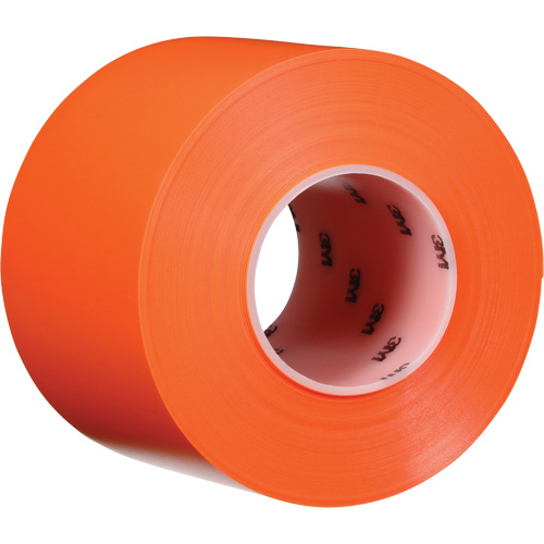 Ruban de marquage de planchers durable 971, 4" x 108', Vinyle, Orange Distribution Industrielle GC