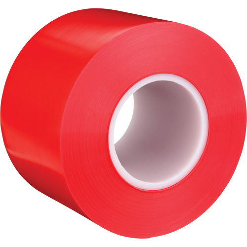 Ruban de marquage de planchers durable 971, 4" x 108', Vinyle, Rouge Distribution Industrielle GC