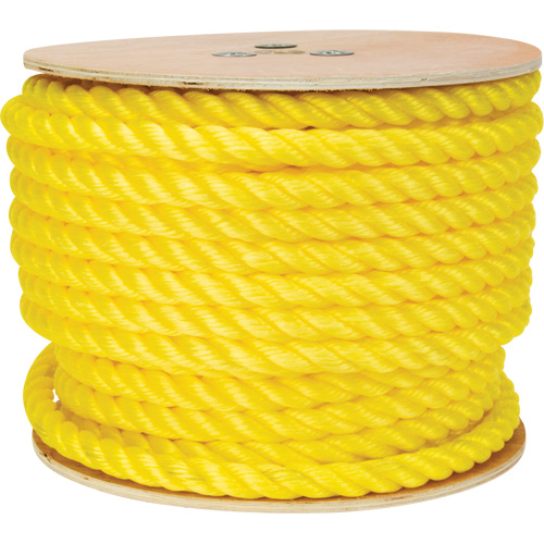 Braided Yellow Rope, Polypropylene, 144' Distribution Industrielle GC