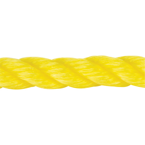 Braided Yellow Rope, Polypropylene, 144' Distribution Industrielle GC