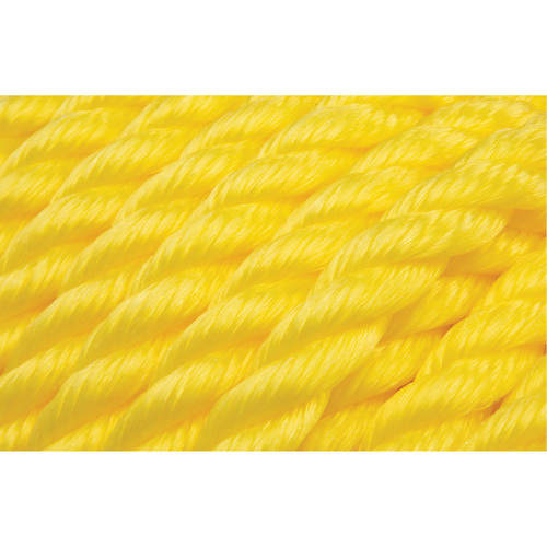 Braided Yellow Rope, Polypropylene, 144' Distribution Industrielle GC