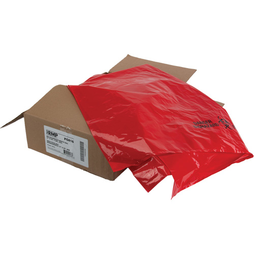 Waste Bags, Bio-Hazard, 50" L x 37" W, 2 mils Distribution Industrielle GC