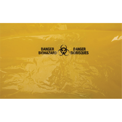 Waste Bags, Bio-Hazard, 38" L x 30" W, 2 mils Distribution Industrielle GC